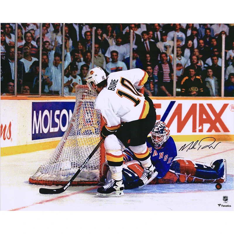 Mike Richter New York Rangers Autographed 16" x 20" 1994 Stanley Cup Final Save on Bure Photograph