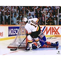 Mike Richter New York Rangers Autographed 16" x 20" 1994 Stanley Cup Final Save on Bure Photograph