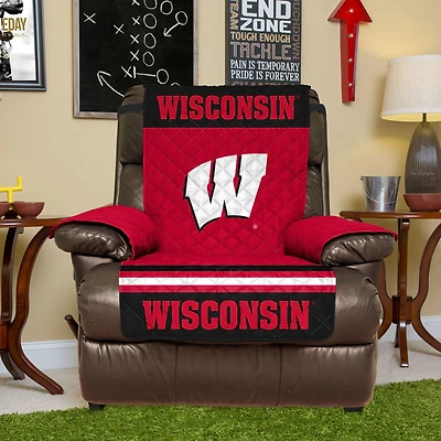 Wisconsin Badgers Recliner Furniture Protector