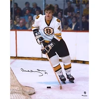 Bobby Orr Boston Bruins Autographed 16" x 20" White Jersey Skating Photograph