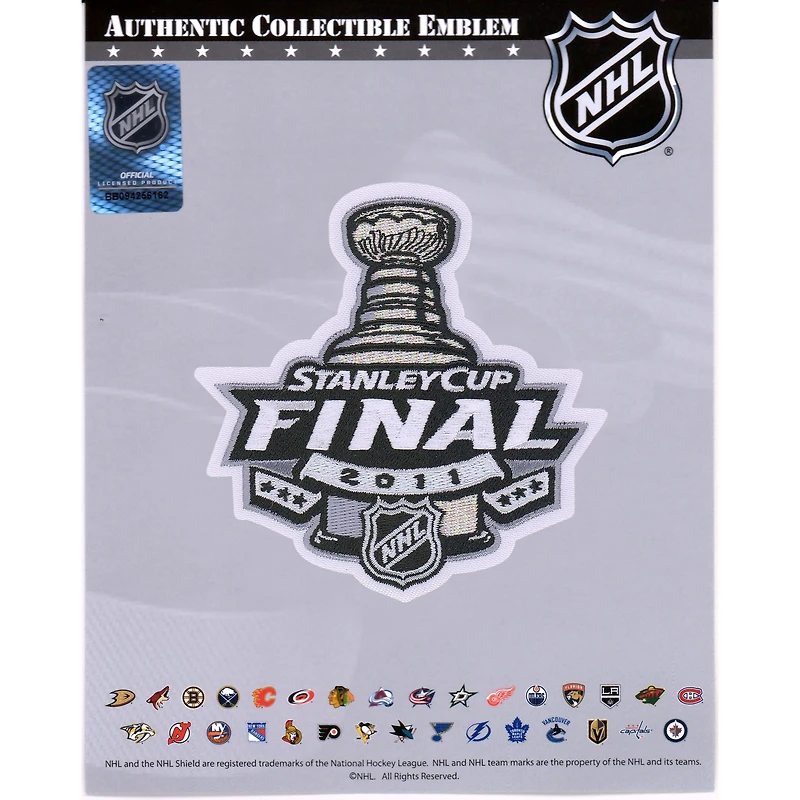 Boston Bruins vs. Vancouver Canucks Unsigned 2011 Stanley Cup Final National Emblem Jersey Patch