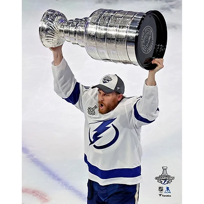 Blake Coleman Tampa Bay Lightning Unsigned 2020 Stanley Cup Champions Raising Cup Photograph