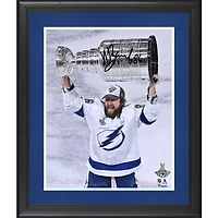 Nikita Kucherov Tampa Bay Lightning Framed Autographed 16" x 20" 2020 Stanley Cup Champions Raising Cup Photograph