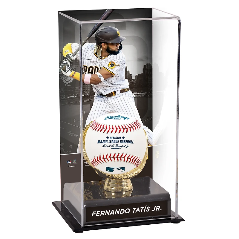 Fernando Tatis Jr San Diego Padres Gold Glove Display Case with Image