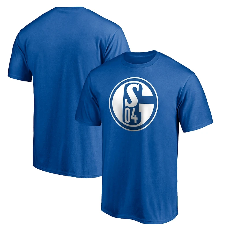 Men's Royal FC Schalke 04 Primary Logo T-Shirt