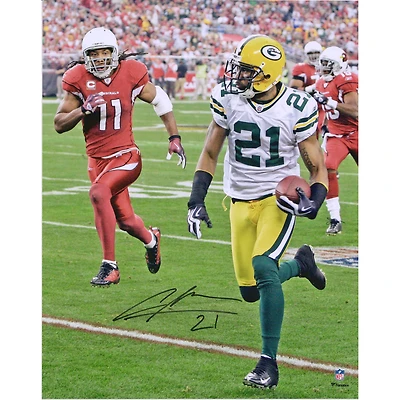 Charles Woodson Green Bay Packers Autographed 16" x 20" Interception Return Photograph
