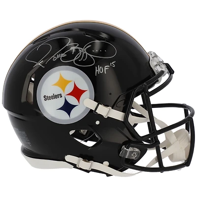 Jerome Bettis Pittsburgh Steelers Autographed Riddell Speed Authentic Helmet with "HOF 15" Inscription