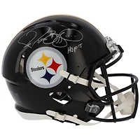 Jerome Bettis Pittsburgh Steelers Autographed Riddell Speed Authentic Helmet with "HOF 15" Inscription