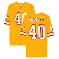 Mike Alstott Tampa Bay Buccaneers Autographed Mitchell & Ness Orange Throwback Replica Jersey with "SB XXXVII Champs" Inscription