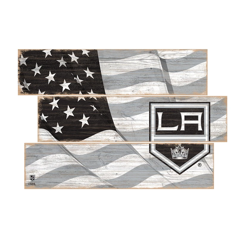Los Angeles Kings 3-Plank Team Flag
