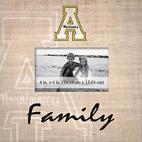 Appalachian State Mountaineers 10'' x 10'' Burlap Pattern Frame