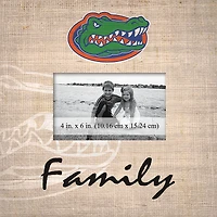Florida Gators 10'' x 10'' Burlap Pattern Frame
