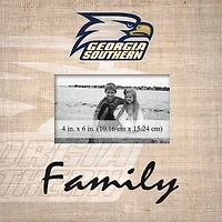 Georgia Southern Eagles 10'' x 10'' Burlap Pattern Frame