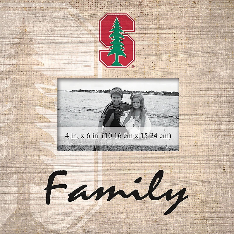 Stanford Cardinal 10'' x 10'' Burlap Pattern Frame
