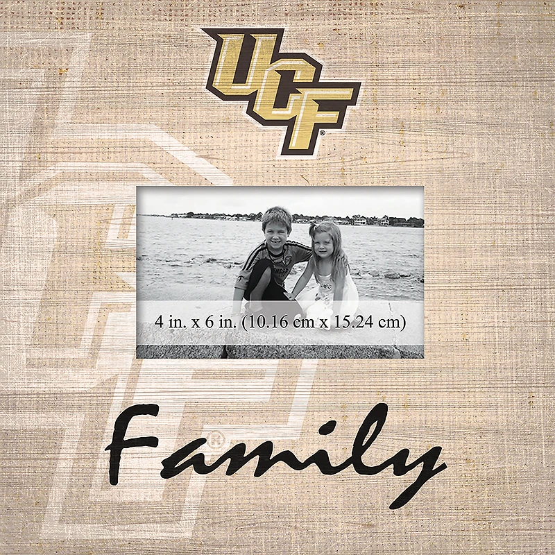 UCF Knights 10'' x 10'' Burlap Pattern Frame
