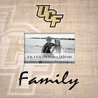 UCF Knights 10'' x 10'' Burlap Pattern Frame