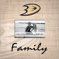 Anaheim Ducks 10'' x 10'' Burlap Pattern Frame