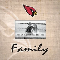 Arizona Cardinals 10'' x 10'' Burlap Pattern Frame