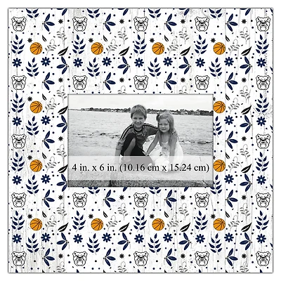 Butler Bulldogs 10'' x 10'' Floral Pattern Frame