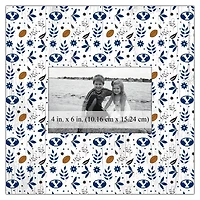 BYU Cougars 10'' x 10'' Floral Pattern Frame