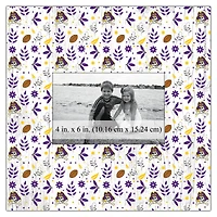 ECU Pirates 10'' x 10'' Floral Pattern Frame
