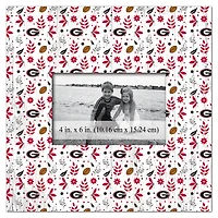 Georgia Bulldogs 10'' x 10'' Floral Pattern Frame