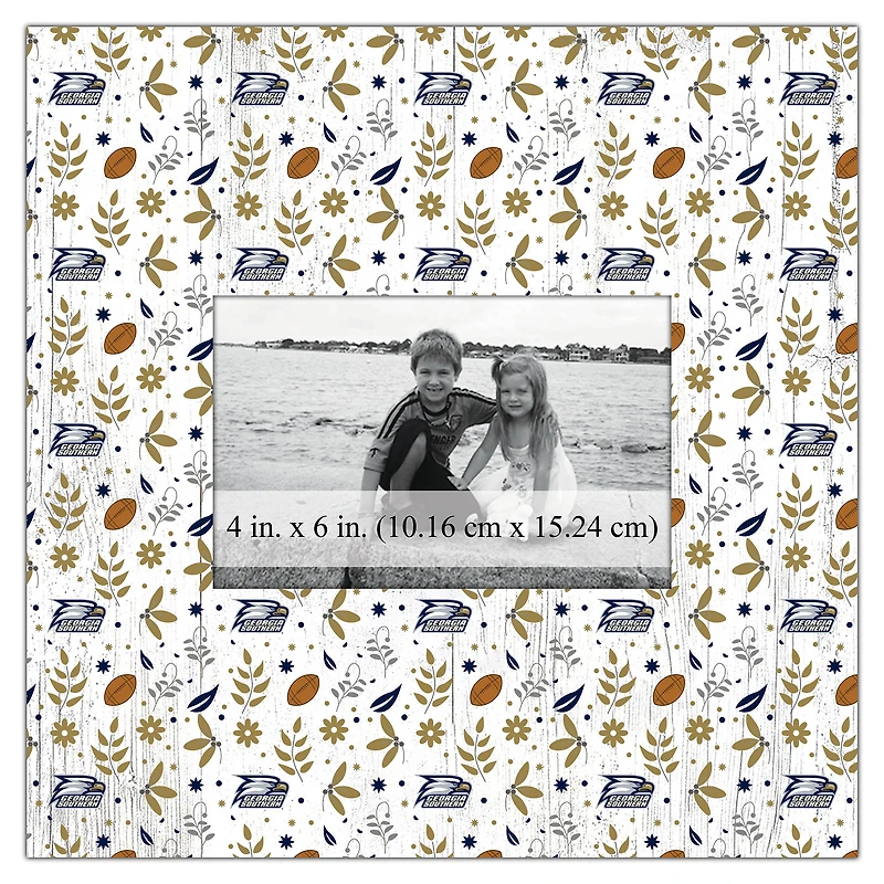 Georgia Southern Eagles 10'' x 10'' Floral Pattern Frame