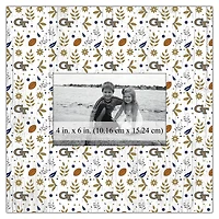 Georgia Tech Yellow Jackets 10'' x 10'' Floral Pattern Frame