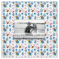 Kansas Jayhawks 10'' x 10'' Floral Pattern Frame