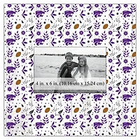 Kansas State Wildcats 10'' x 10'' Floral Pattern Frame
