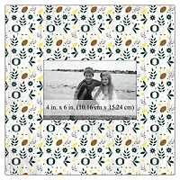 Oregon Ducks 10'' x 10'' Floral Pattern Frame