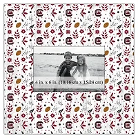 South Carolina Gamecocks 10'' x 10'' Floral Pattern Frame