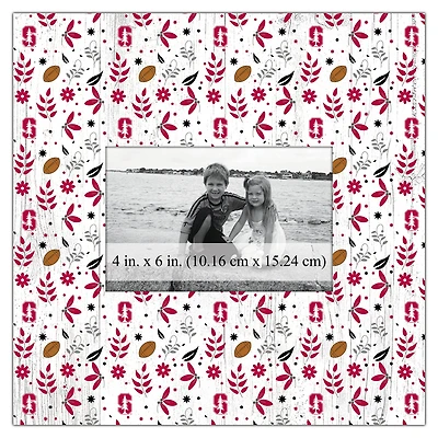Stanford Cardinal 10'' x 10'' Floral Pattern Frame