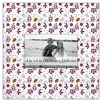 Texas A&M Aggies 10'' x 10'' Floral Pattern Frame