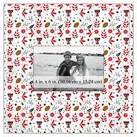 Texas Tech Red Raiders 10'' x 10'' Floral Pattern Frame