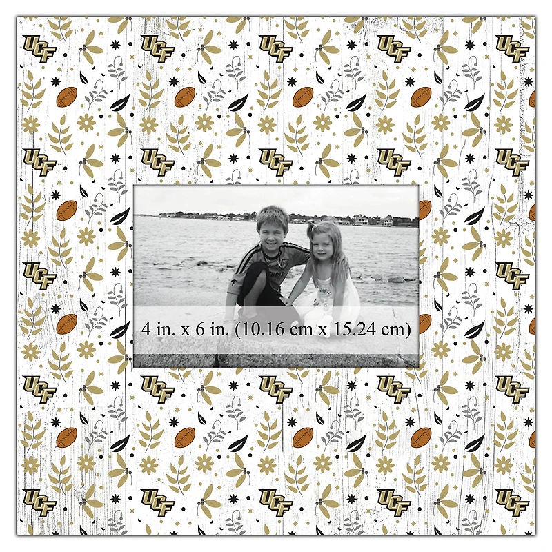 UCF Knights 10'' x 10'' Floral Pattern Frame