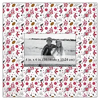 Utah Utes 10'' x 10'' Floral Pattern Frame