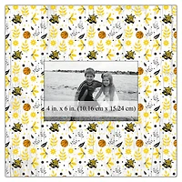 Wichita State Shockers 10'' x 10'' Floral Pattern Frame