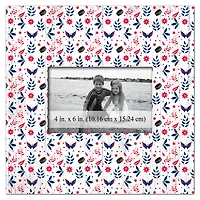 Washington Capitals 10'' x 10'' Floral Pattern Frame
