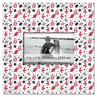 New Jersey Devils 10'' x 10'' Floral Pattern Frame