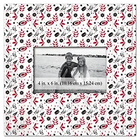 Carolina Hurricanes 10'' x 10'' Floral Pattern Frame