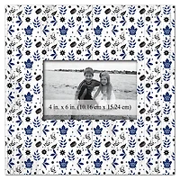 Toronto Maple Leafs 10'' x 10'' Floral Pattern Frame