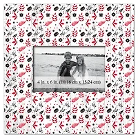 Detroit Red Wings 10'' x 10'' Floral Pattern Frame