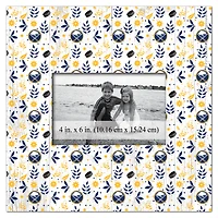 Buffalo Sabres 10'' x 10'' Floral Pattern Frame