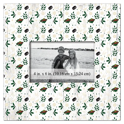 Minnesota Wild 10'' x 10'' Floral Pattern Frame