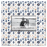 Houston Astros 10'' x 10'' Floral Pattern Frame