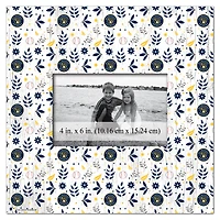 Milwaukee Brewers 10'' x 10'' Floral Pattern Frame