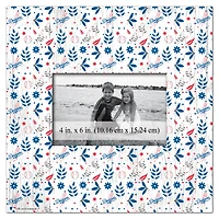 Los Angeles Dodgers 10'' x 10'' Floral Pattern Frame