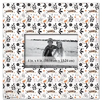 San Francisco Giants 10'' x 10'' Floral Pattern Frame
