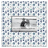 Seattle Mariners 10'' x 10'' Floral Pattern Frame